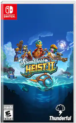 Nintendo Switch. SteamWorld Heist II. Everyone 10+. Enfants at Adultes 10+. ESRB Thunderful. - E10+ (Everyone 10+)