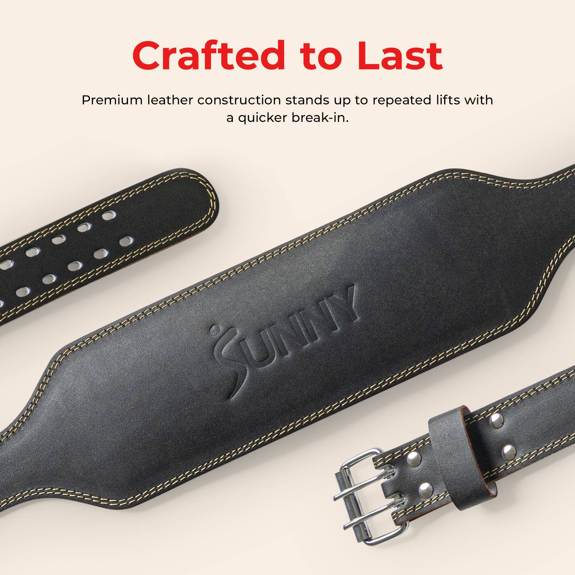 Crafted to Last

Premium leather construction stands up to repeated lifts with a quicker break-in.