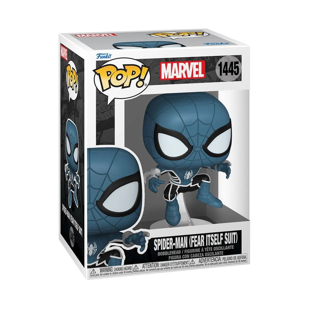 Wil R E Funko MARVEL 1445 M POP! SPIDER-MAN (FEAR ITSELF SUIT) FIGURINE TTE OSCILANTE BOBBLEHEAD CON CABEZA OSCILANTE FIGURA ADVERTENCIA: PELIGRO DE ASFIGA A nenom E 38 nesec, TOUFFEMENT adoua pe aos ATTENTION: DANGER D Partes pequetes 1 i A de nairs a X noi CHOKING HAZARO cnvent D a antert A WARNING: CHOKING HAZARD Petites pices t N subte i rdide Snal sens