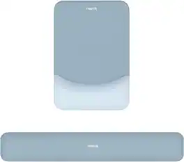 mosiso - Wrist Rest Support for Mouse Pad, Ergonomic Mousepad Non-Slip Base, Design Desk Accessories Mat for Home Game Office - Aquamarine