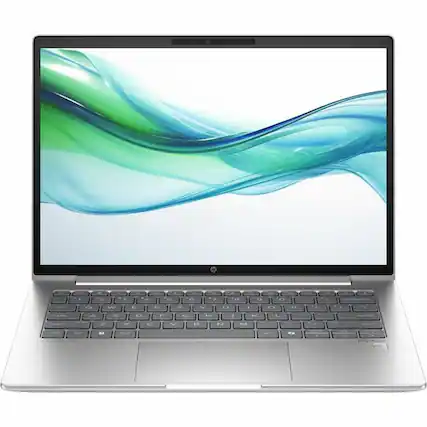 Front. HP - HP ProBook 445 G11 14" Touchscreen Notebook - WUXGA - AMD Ryzen 7 7735U - 16 GB - 512 GB SSD - English Keyboard - Pike - Gray.