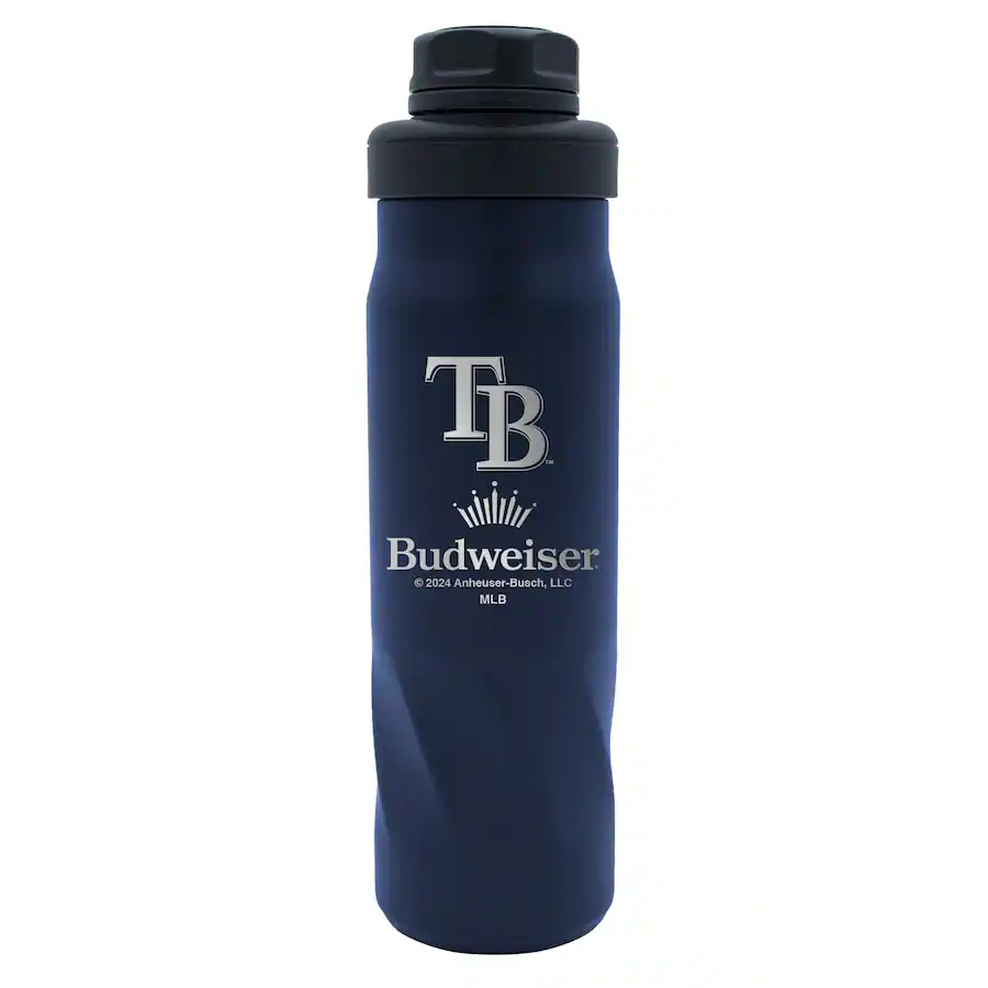 WinCraft Tampa Bay Rays 2024 MLB x Budweiser 20oz. Morgan Water Bottle ...