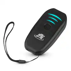 Front. ScanAvenger - ScanAvenger SA1100 Mini Wireless Barcode Scanner - Bluetooth, Rechargeable 1D/2D Handheld QR Scanner - Black.