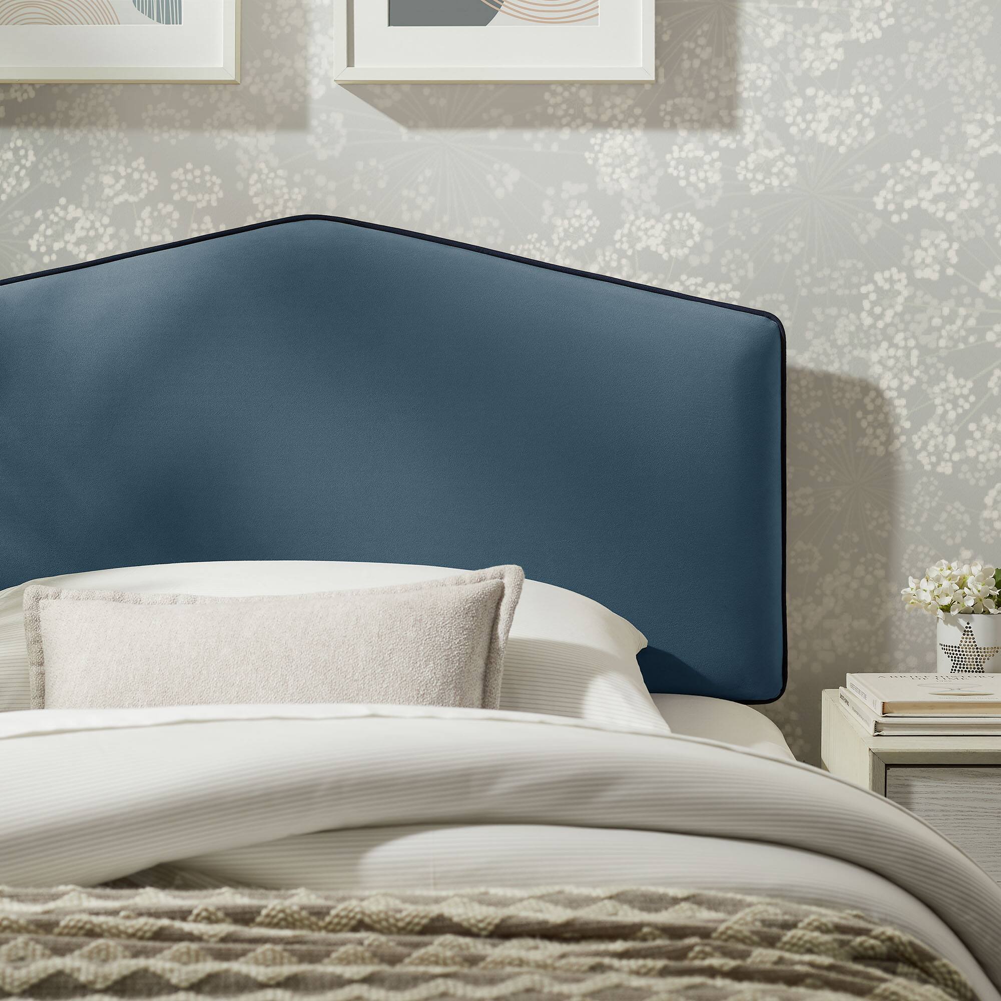 Alt View 1. Modway - Cosette Performance Velvet Headboard by Modway - Cadet Blue.