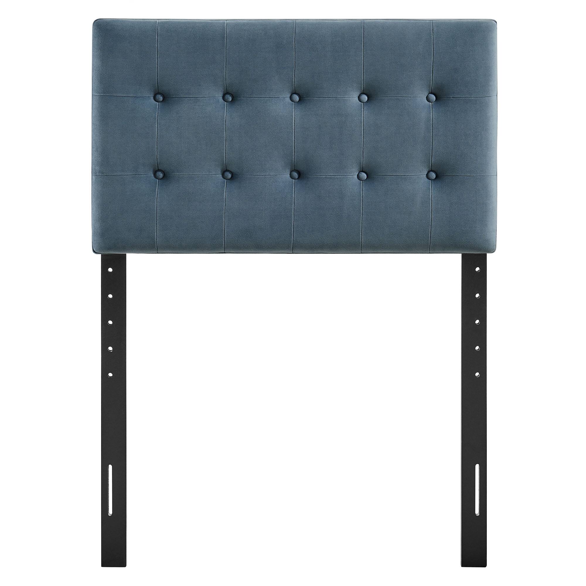 Alt View 2. Modway - Emily Stain-Resistant Performance Velvet Headboard - Cadet Blue.
