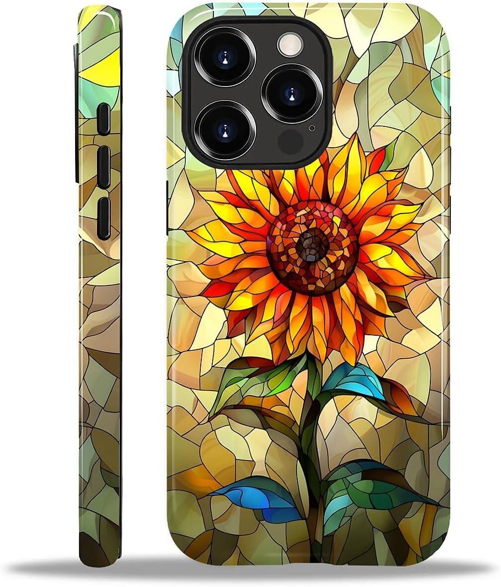 Stained Glass Sunflower