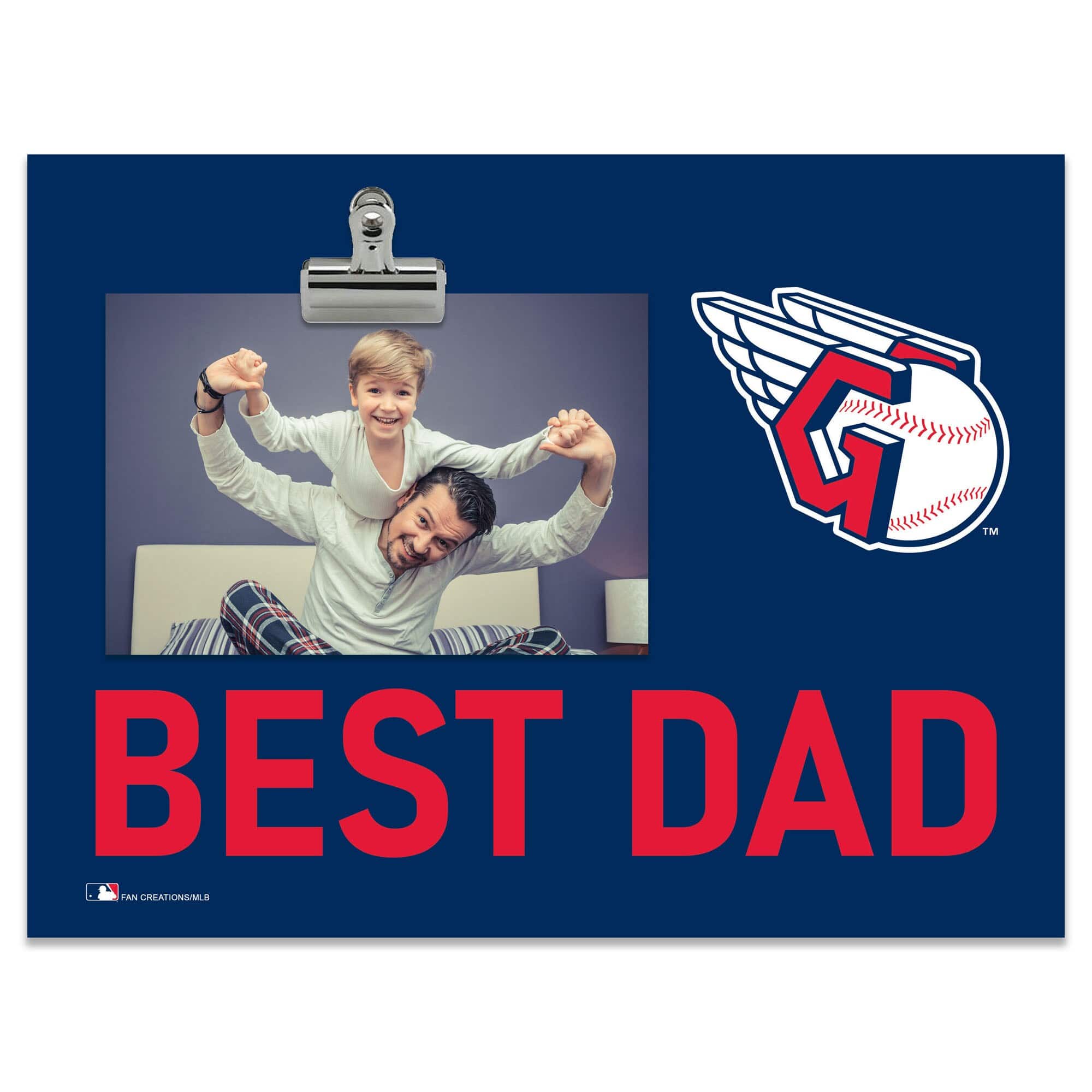 "Fan Creations - Cleveland Guardians 8"" x 10.5"" Briteline Best Dad Clip Frame - Multicolor" price history on PriceWatchPro