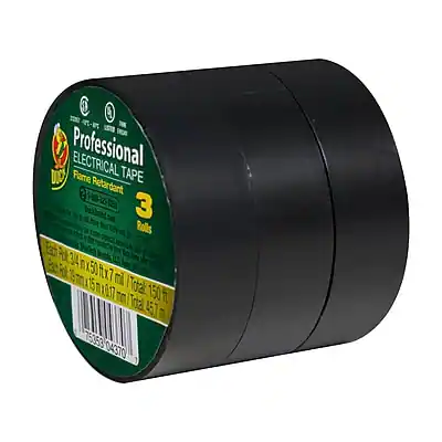 Professional Electrical Flame Retardant Tape
3 Rolls
3/4 in x 50 yd
150 ft Total
457 m Total
3/4 in x 50 yd = 150 ft
3/4 in x 50 yd = 457 m
Item No: 04370