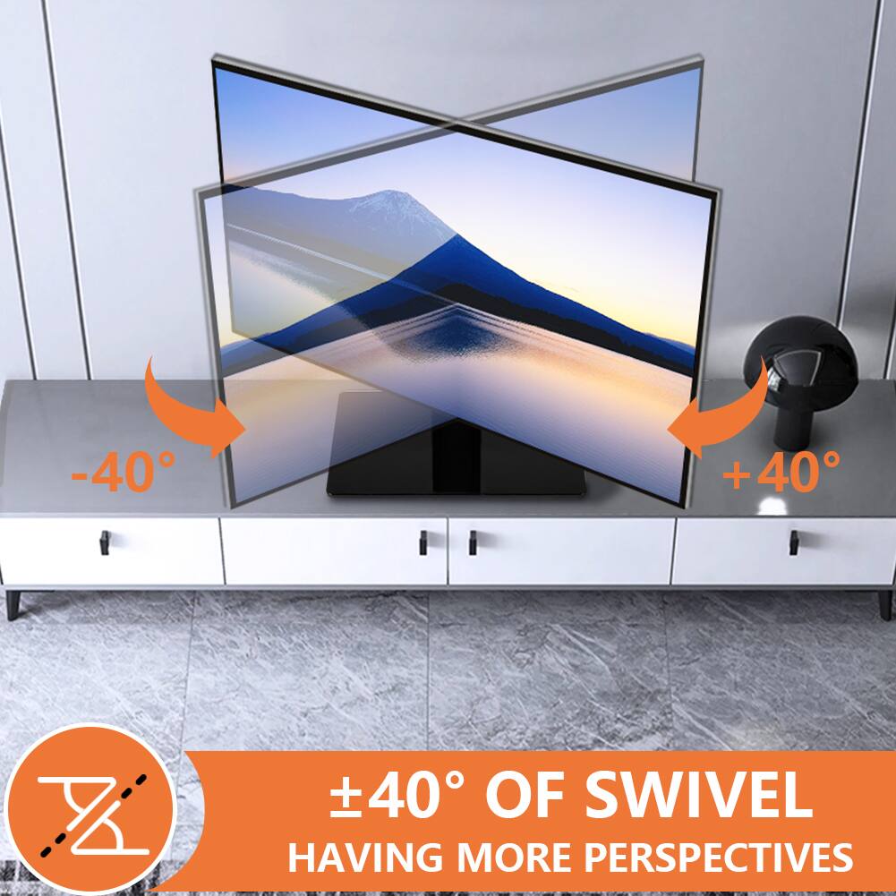 ±40° OF SWIVEL  
HAVING MORE PERSPECTIVES