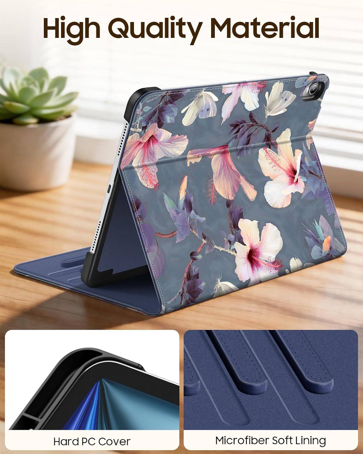 High Quality Material  
Hard PC Cover  
Microfiber Soft Lining