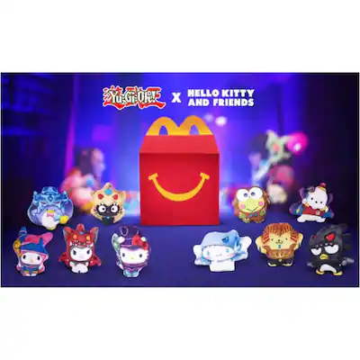 hello kitty x yugioh cards McDonalds Happy Meal Yu-Gi-Oh Set of 10 TCG Corner Konami Yu Gi Oh x