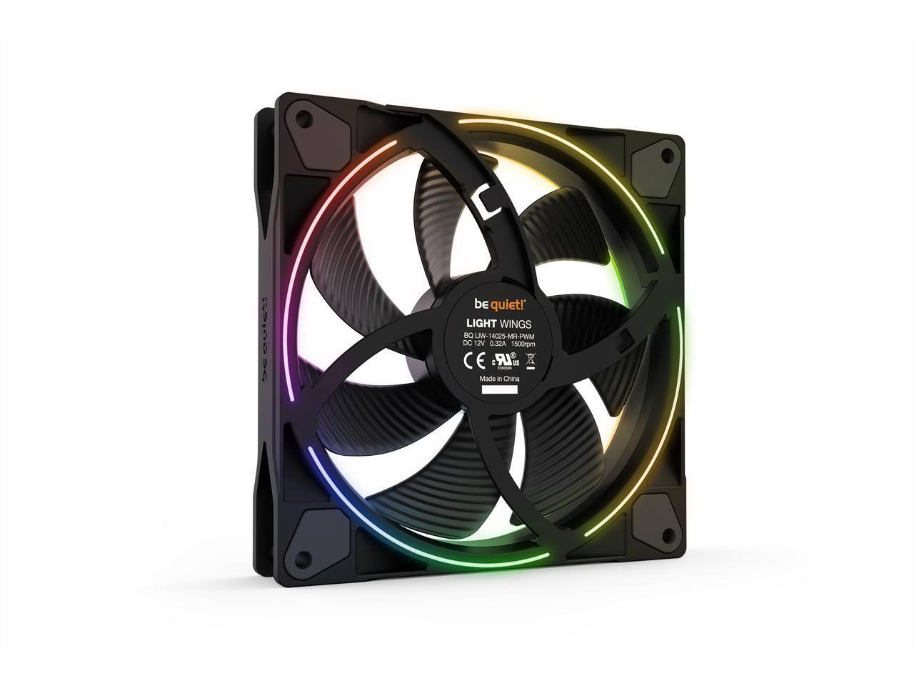 be quiet! LIGHT WINGS 120mm PWM high speed White BL073 - Best Buy
