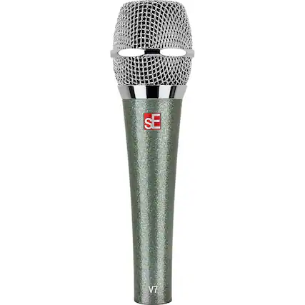 Front. sE Electronics - V7 VE Dynamic Supercardioid Handheld Vocal Microphone Vintage Edition V7-VINT-ED-U.