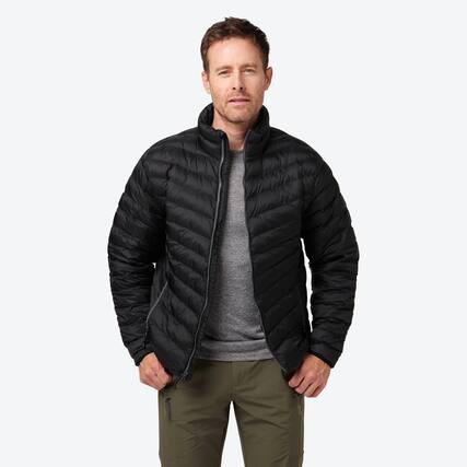 Front. Mobile Warming - Men's Backcountry Xtera Heated Jacket - Black.
