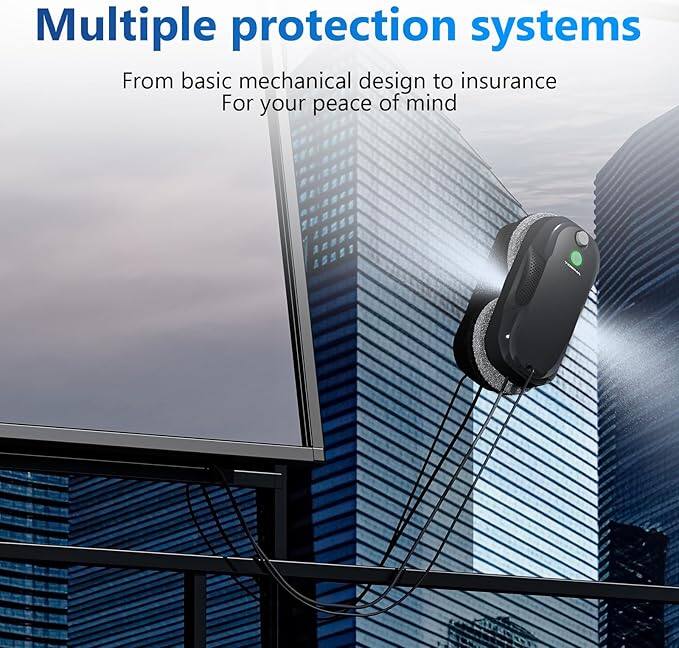 Multiple protection systems  
From basic mechanical design to insurance  
For your peace of mind