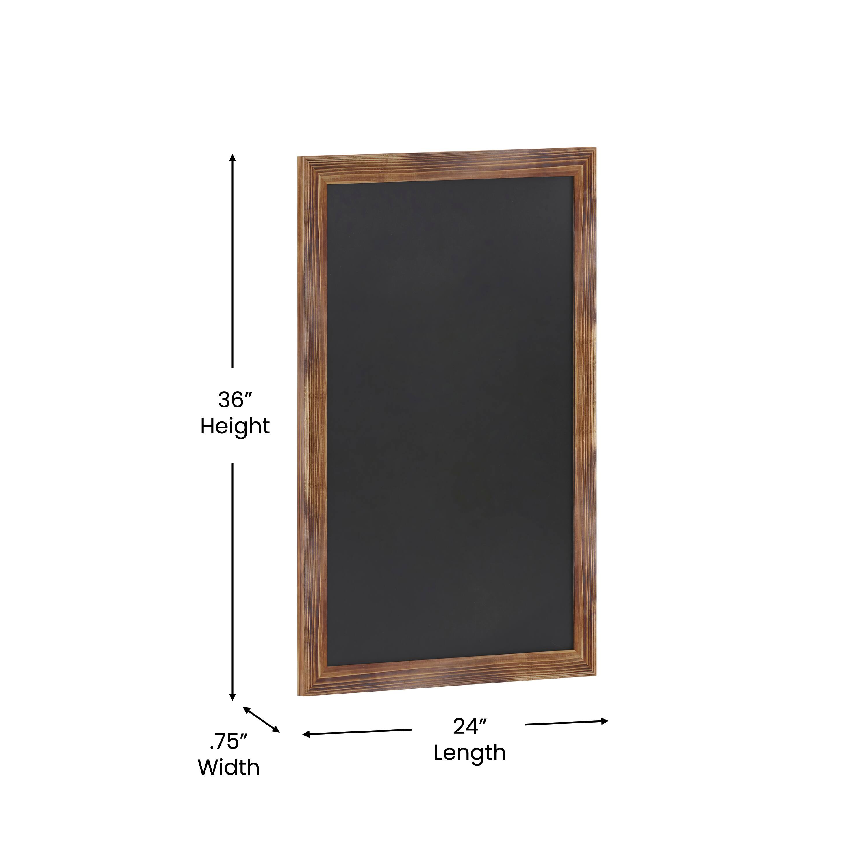 36" Height, .75" Width, 24" Length