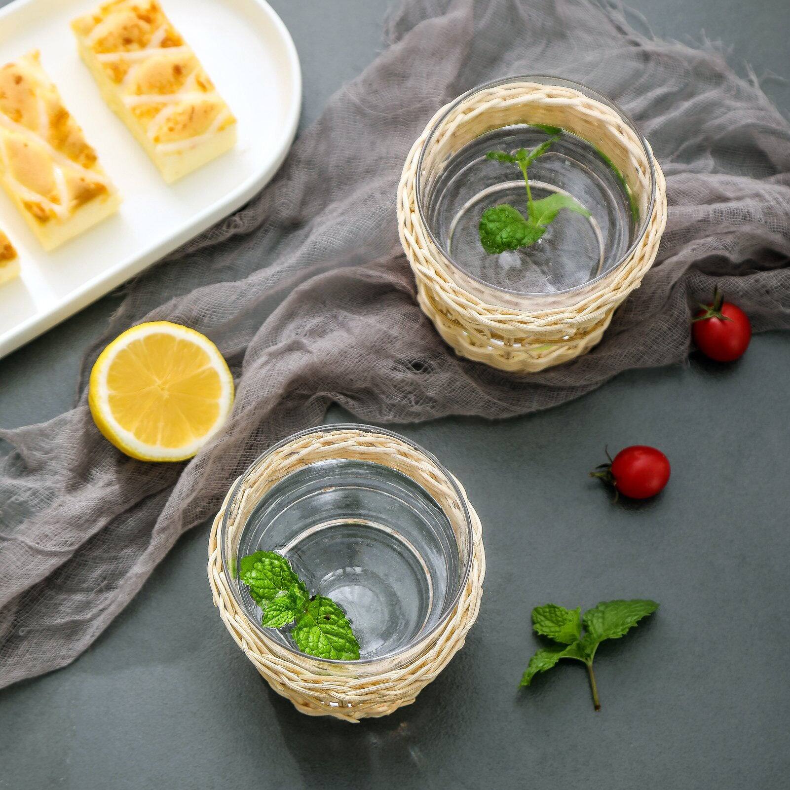 Alt View 1. BreeBe - Bedside Night Water Carafe and Tumblers 3 in 1 set - Clear.