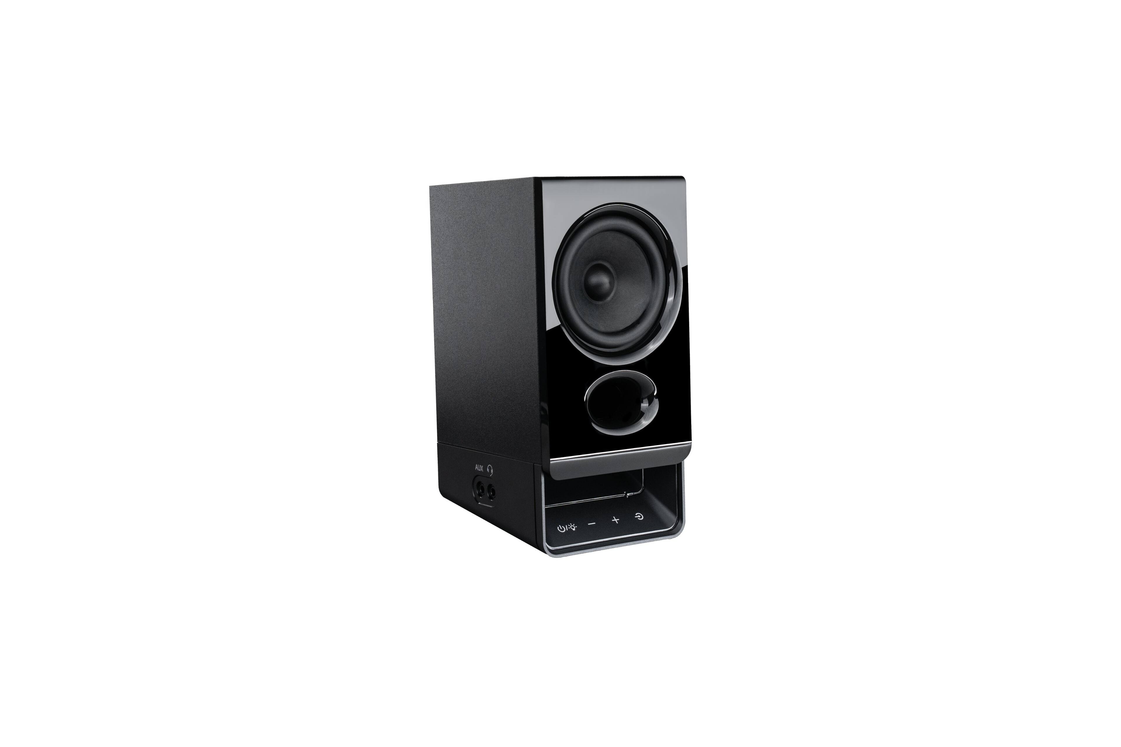 Left. Edifier - R20BT Bluetooth 6.0 Bookshelf Speakers (Pair) - Black.