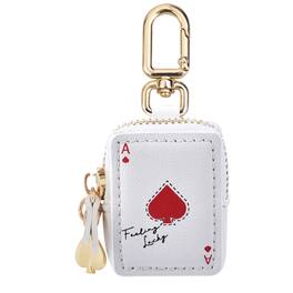 Posh Tech - Feeling Lucky Bag Charm for Airtag® - White