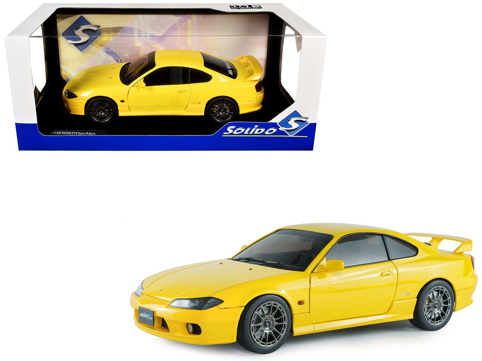 1999 Nissan Silvia (S15) Spec-R Aero RHD (Right Hand Drive) Lightning Yellow 1/18 Diecast Model Car by Solido price history on PriceWatchPro