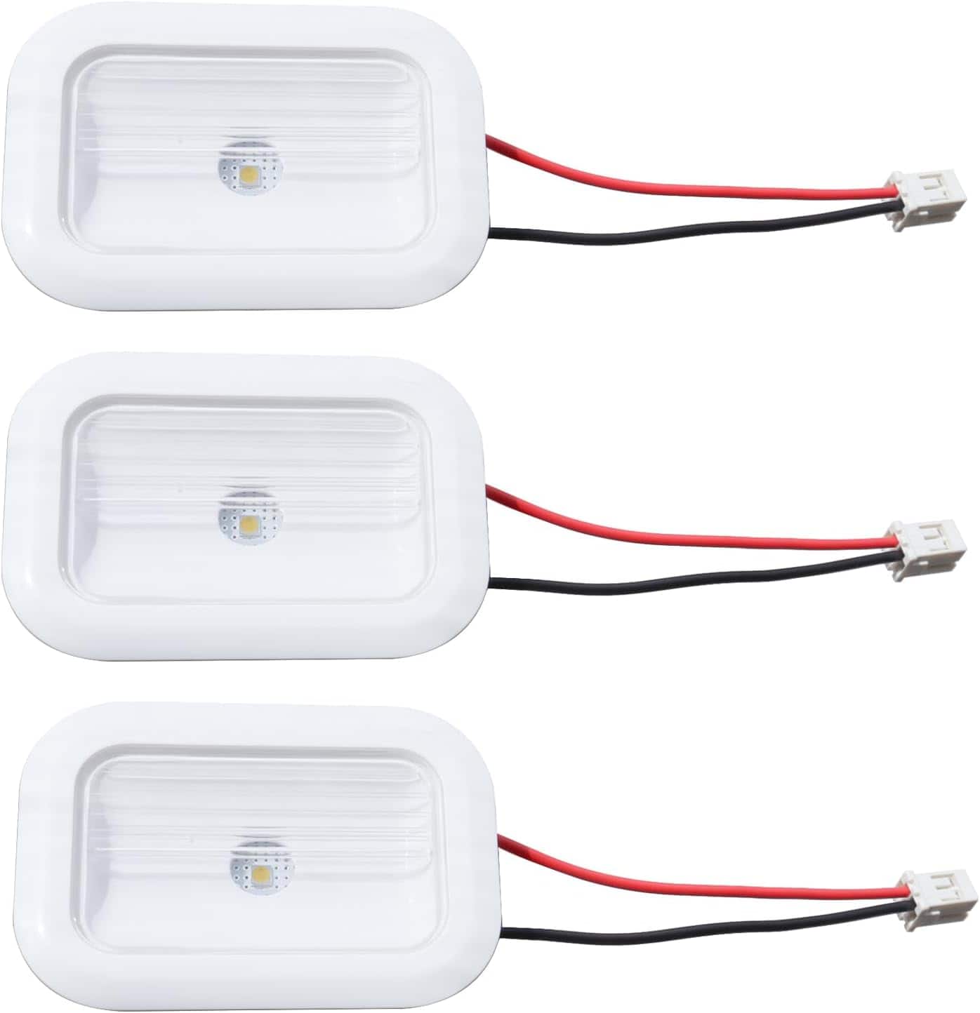 ACJPR - 3-Pack Refrigerator LED Light Module for Whirlpool/Maytag, White