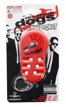 ORIGINAL SOUNDS FROM THE MOVIE
RESTRICTED R RATED
18 reservoir dogs iN YOUR POCKET
servoTr dogs iN YOUR POCKET
PARENTAL ADVISORY EXPLICIT CONTENT
UNDERGROUND TOYS
LIONSGATE
WAS THAT AS GOOD FOR YOU AS IT WAS FOR ME?