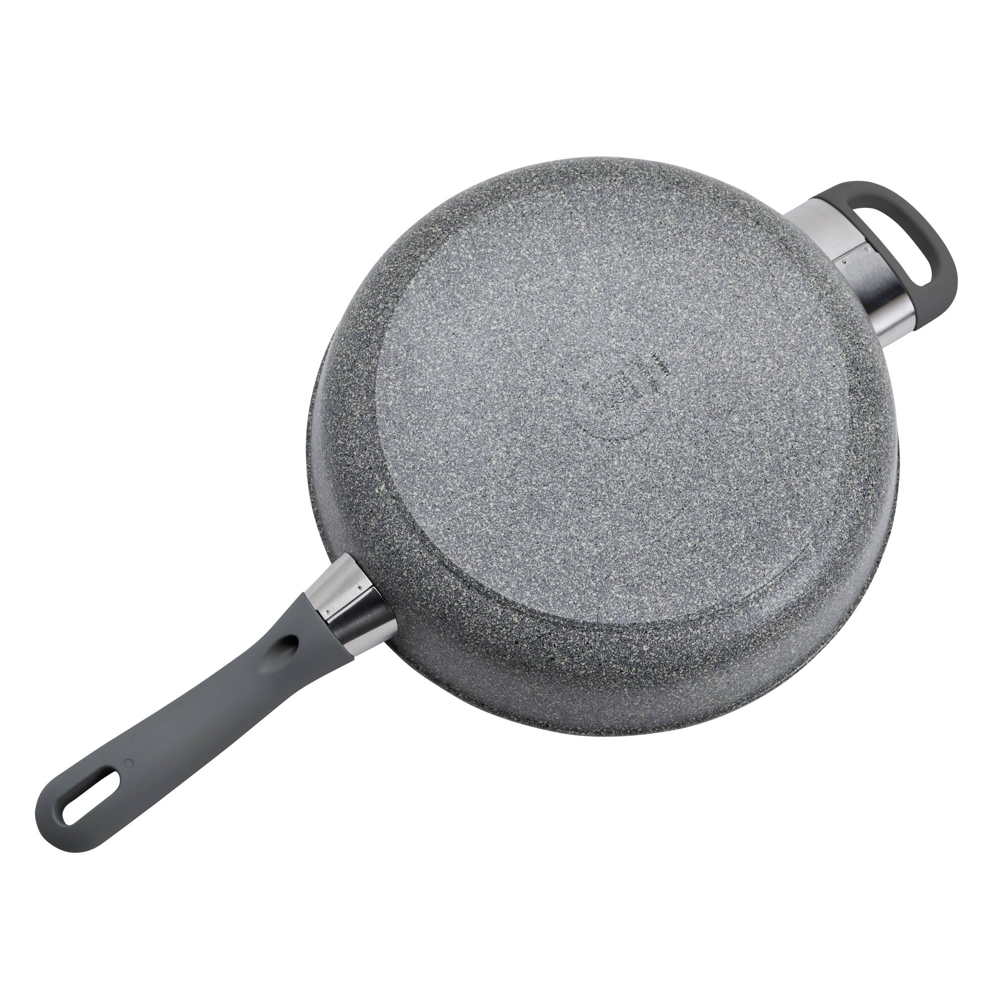 Alt View 2. ZWILLING - ZWILLING Parma Plus Ceramic 3.9-qt Aluminum Ceramic Nonstick Sauté Pan with Lid & Helper Handle - Grey.