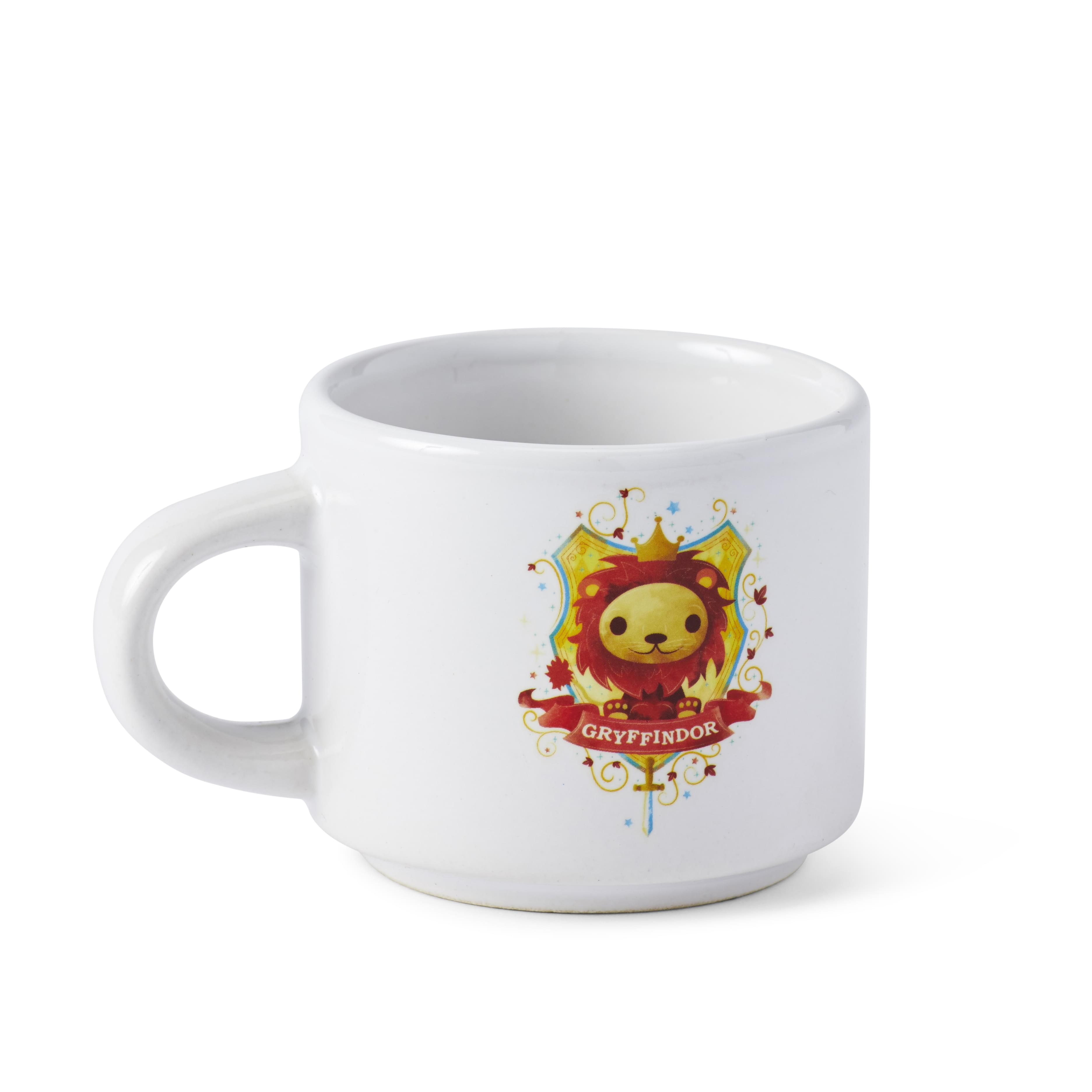 Alt View 1. Harry Potter - Harry Potter Hogwarts House Gryffindor Ceramic Mini Mug - 2.67”L x 2”H - Orange.