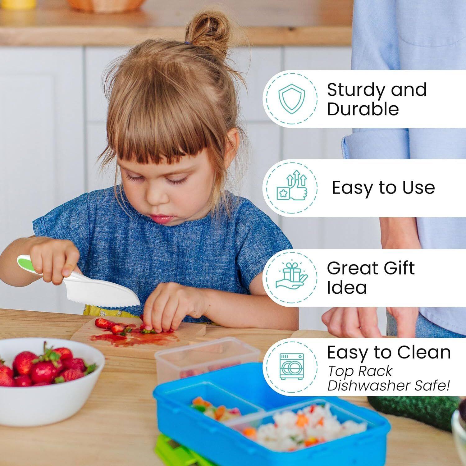 - Sturdy and Durable
- Easy to Use
- Great Gift Idea
- Easy to Clean
- Top Rack Dishwasher Safe!