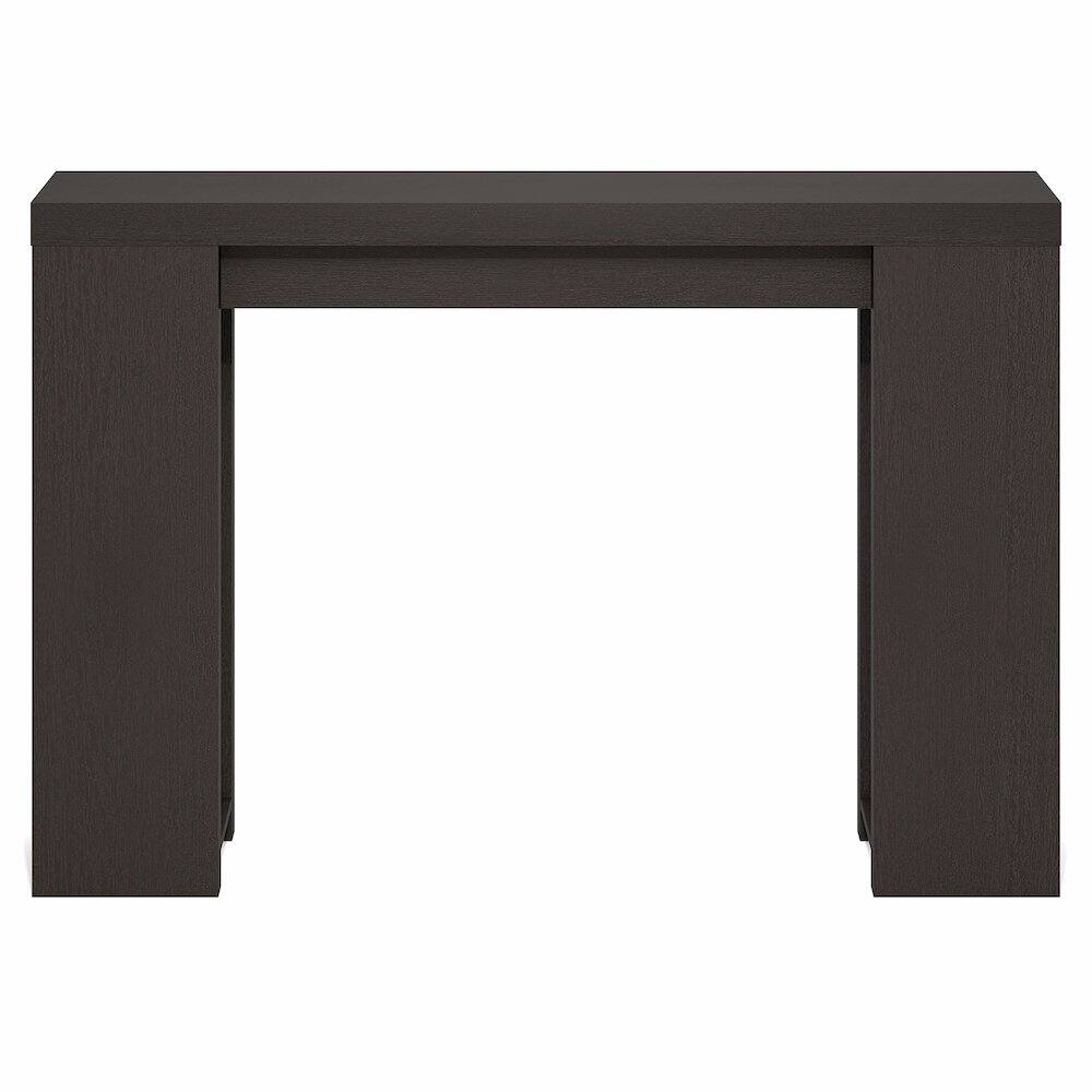 Left. Furinno - ARA Entryway Table 47-Inch, Narrow Console Table, Farmhouse Entryway Table, Sofa Table, Couch Table Behind Sofa - Black Dark Oak.