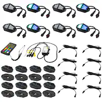 Stinger - enLIGHT10 8-Way Expandable Dynamic RGB Rock Light Kit - Multi - Front_Zoom