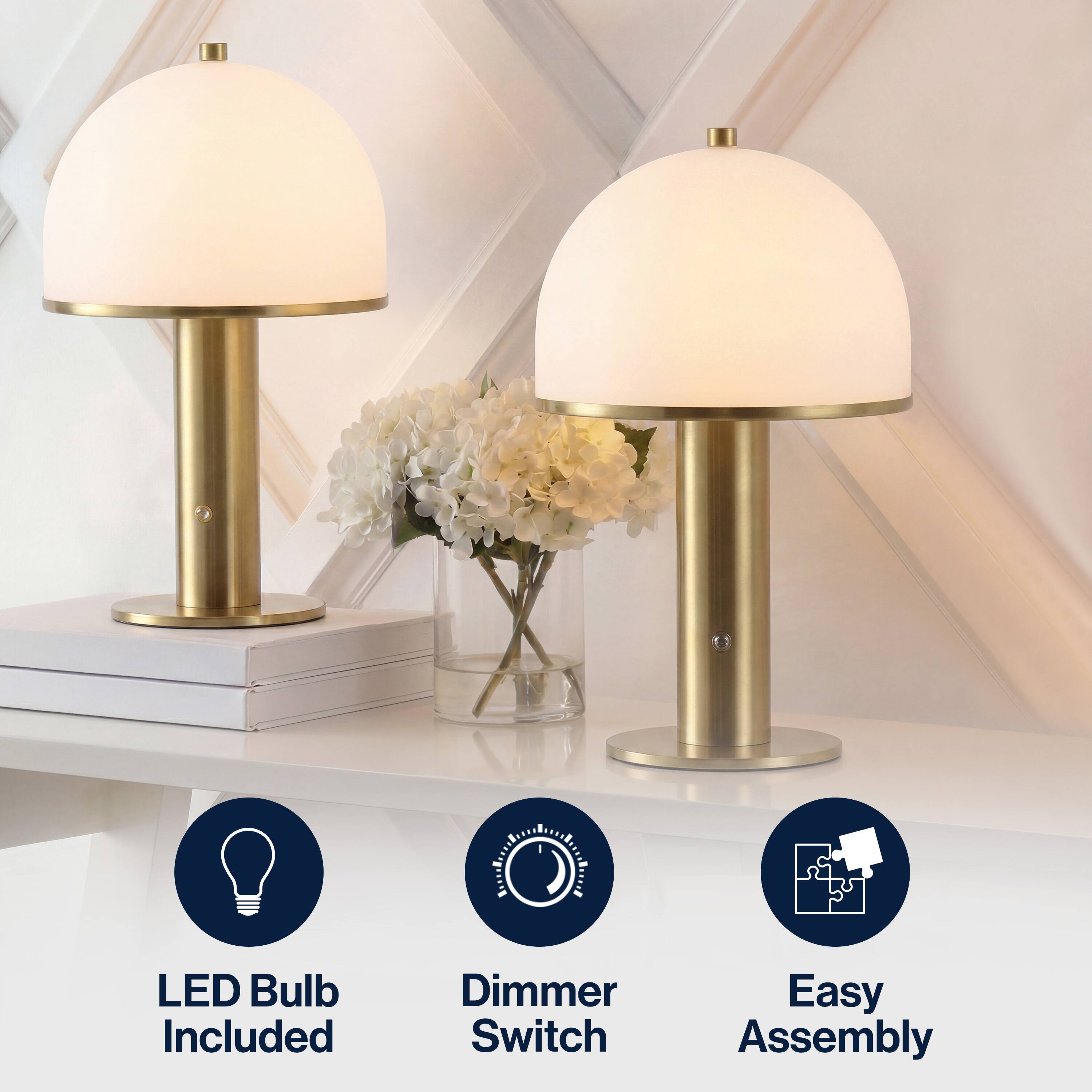 LED Bulb Included  
Dimmer Switch  
Easy Assembly