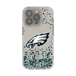 Keyscaper - NFL - Philadelphia Eagles iPhone Clear Case with Confetti Design - 14 - Multicolor