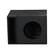 Alt View 6. QPower - QPower QBomb QBOMB12HP Single 12" Vented Port Subwoofer Box w/ Bedliner Spray - Black.