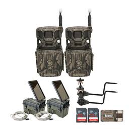 Stealth Cam - Revolver Pro 2.0 360 Degree 40MP 1440p Brown Trail Cameras Bundle