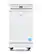 Front. Black+Decker - 18” Portable Dishwasher - White.