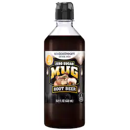 SodaStream - Mug Root Beer Zero Sugar Soda Mix 440 ml 1 pk - Brown