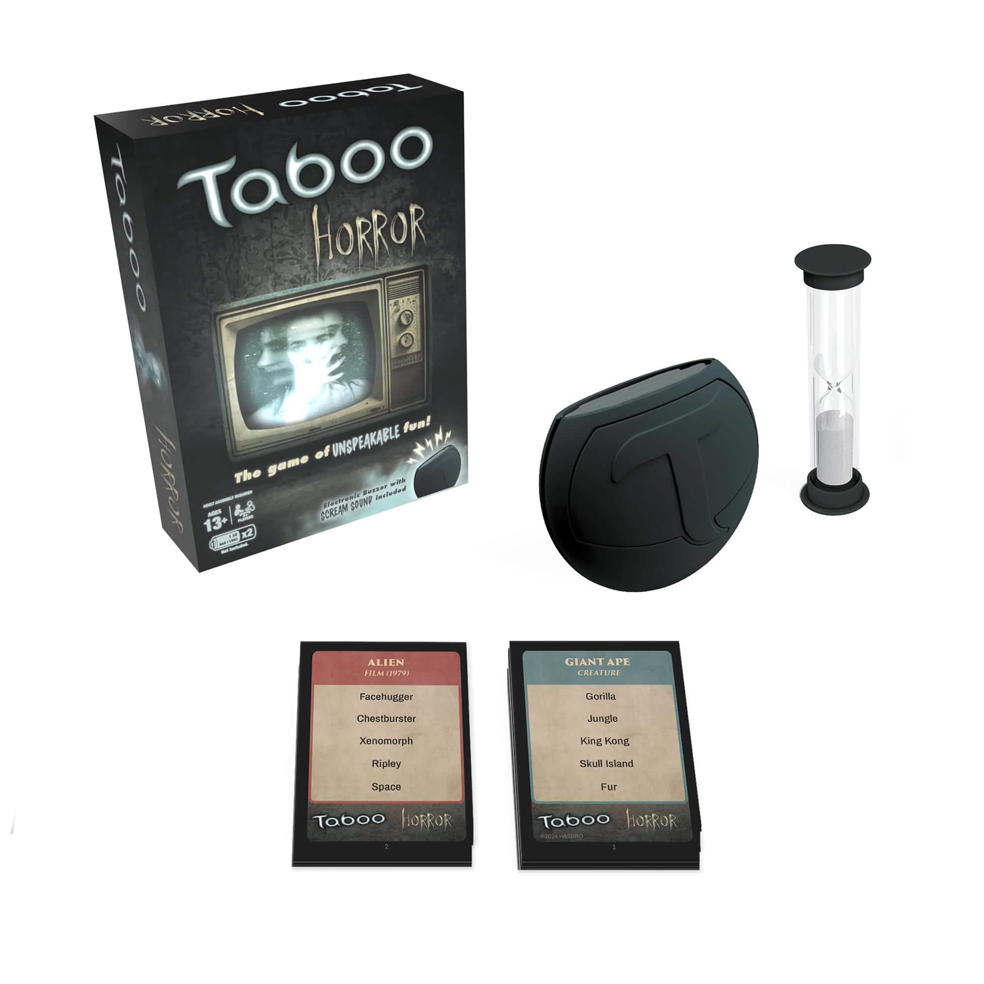USAoploy - Horror Taboo Trivia Word Game - Black