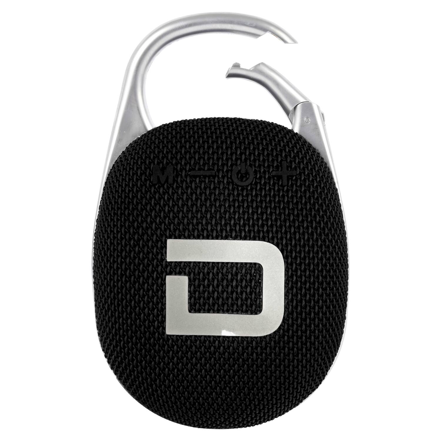 Front. Dolphin - Dolphin Audio Clp-500blk Clp-500 Portable Waterproof Bluetooth Clip Speaker (black) - Black.