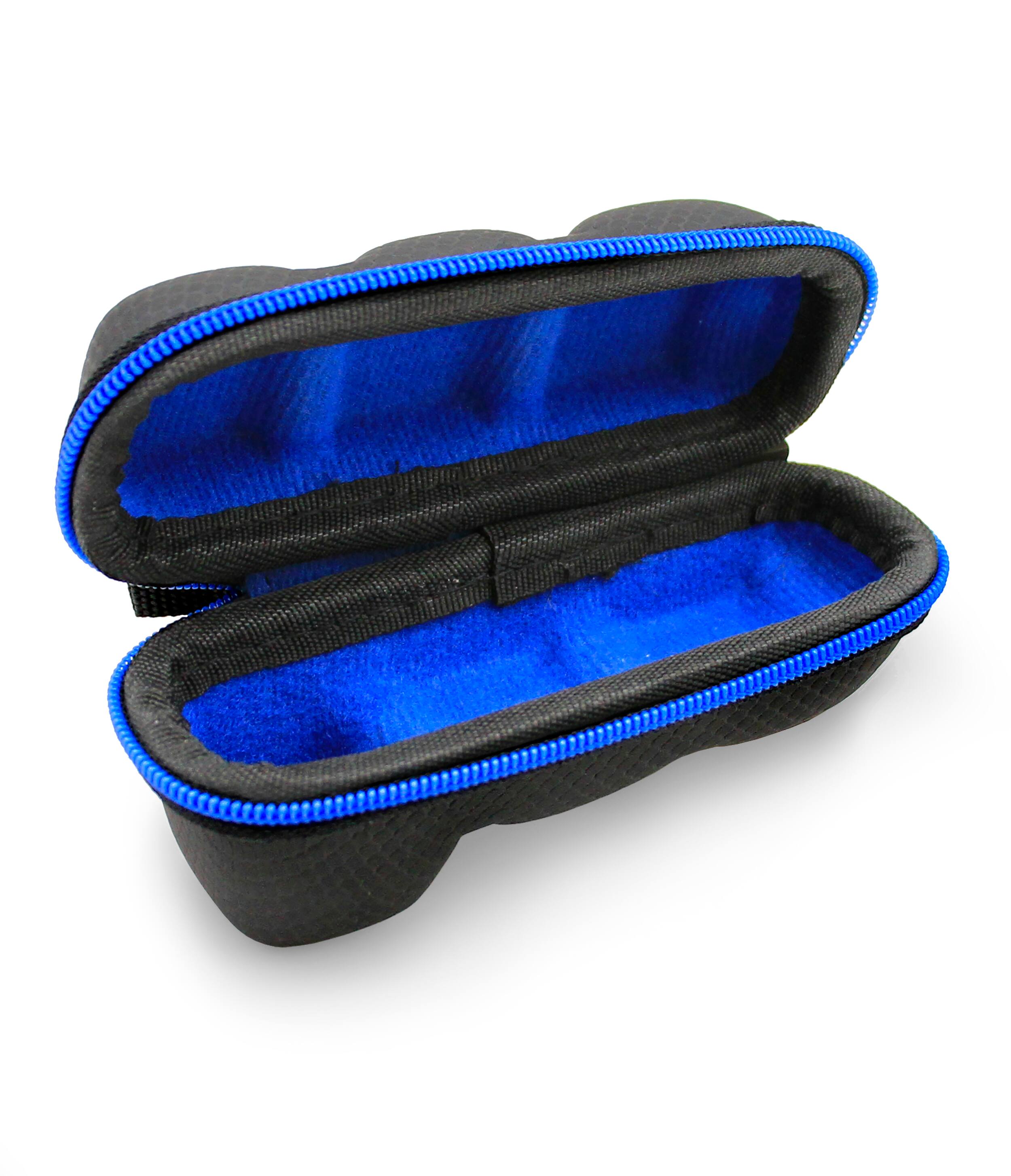 Alt View 2. CASEMATIX - Asthma Inhaler Travel Case with Lanyard & Keychain Clip – Portable Holder Pouch for Inhaler (Case Only) - Black.