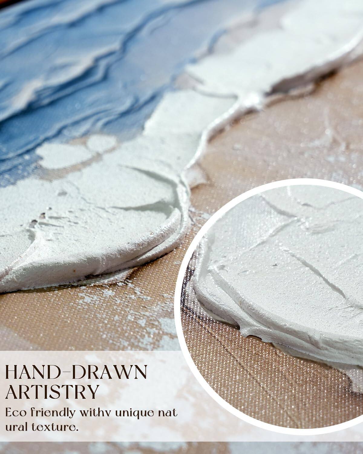 HAND-DRAWN ARTISTRY  
Eco friendly with unique natural texture.