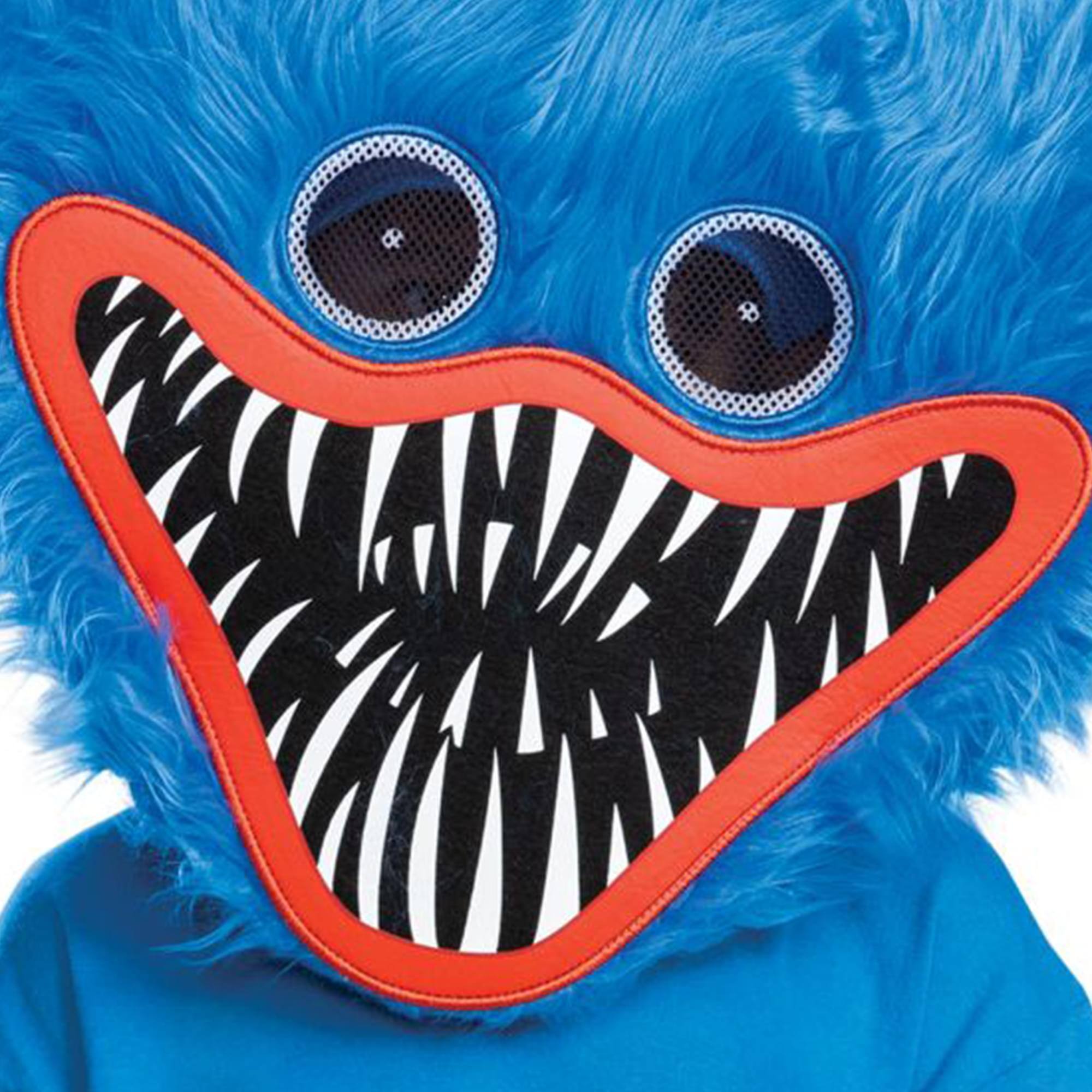 Alt View 1. Disguise - Poppy Playtime Huggy Wuggy Plush Mask Universal Unisize 8+ - Blue.