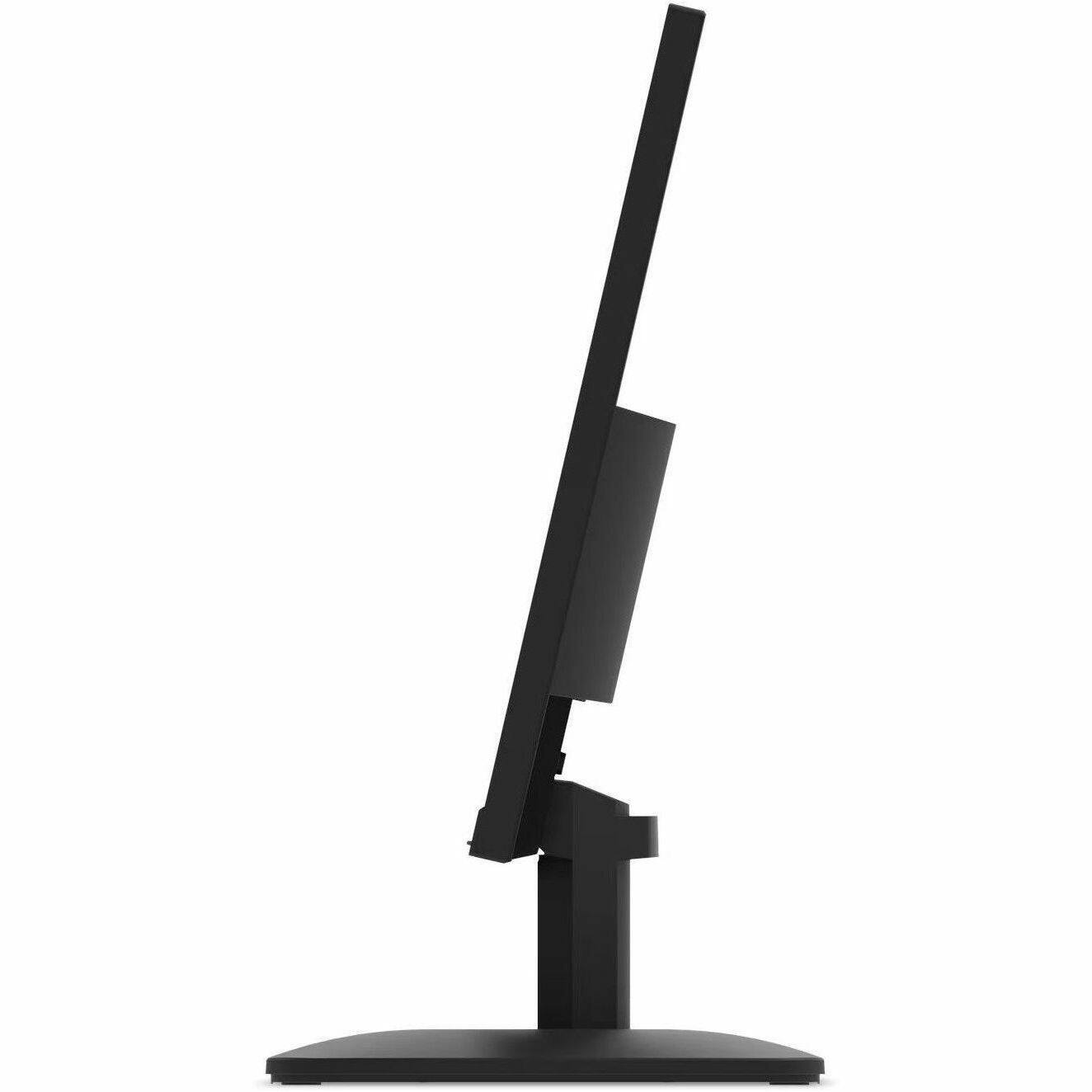 Left. Lenovo - ThinkVision S27-4e 27" Class Full HD LED Monitor - Black.