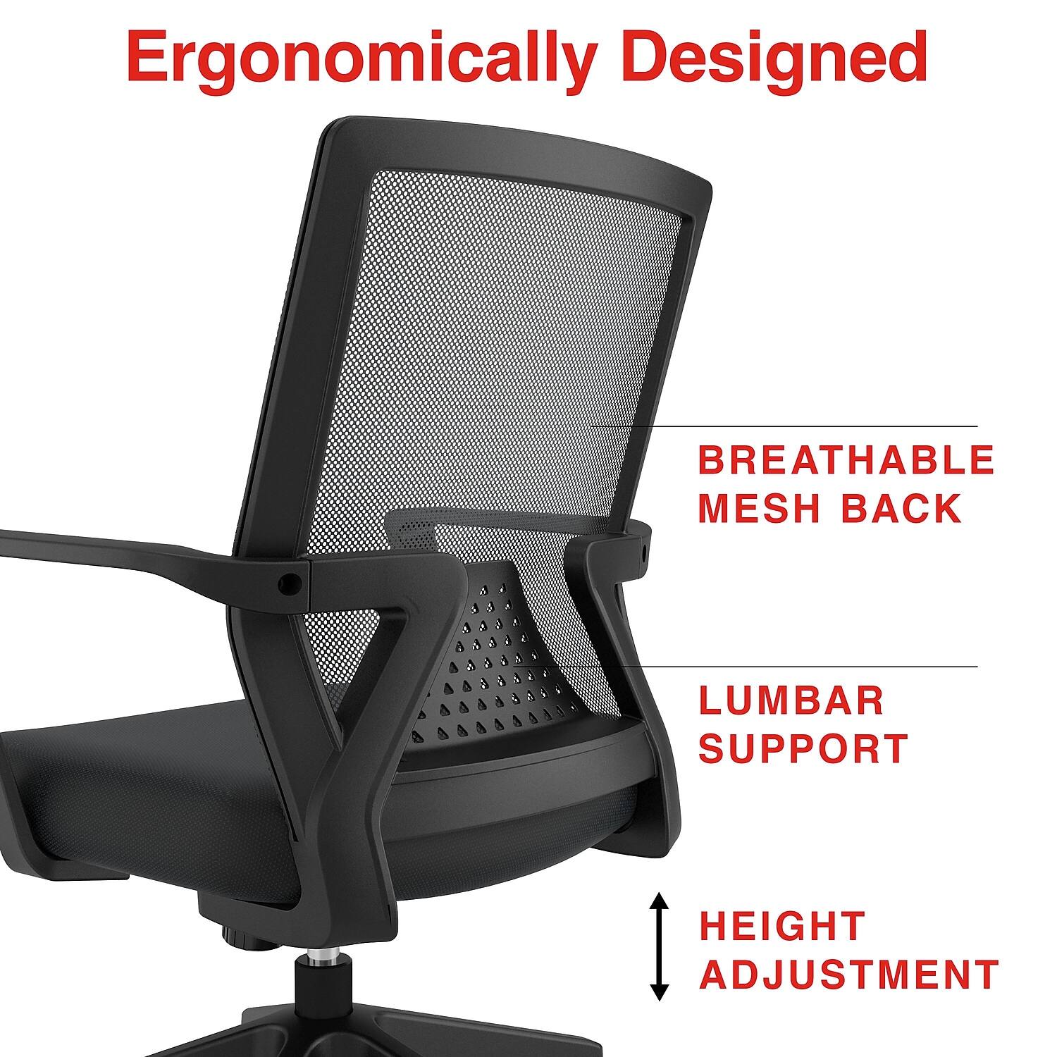 Staples Cartwright Ergonomic Fabric Swivel Task Chair (ST62400