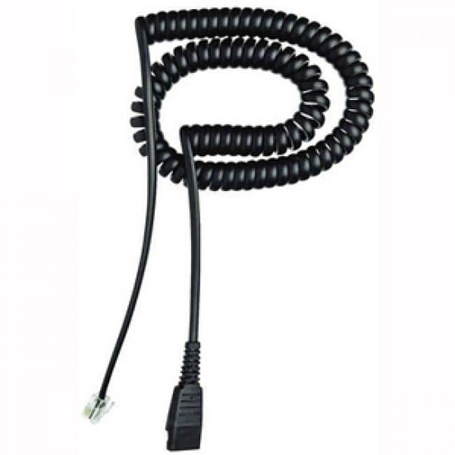 Jabra - Headset Coil Cable - Quick Disconnect