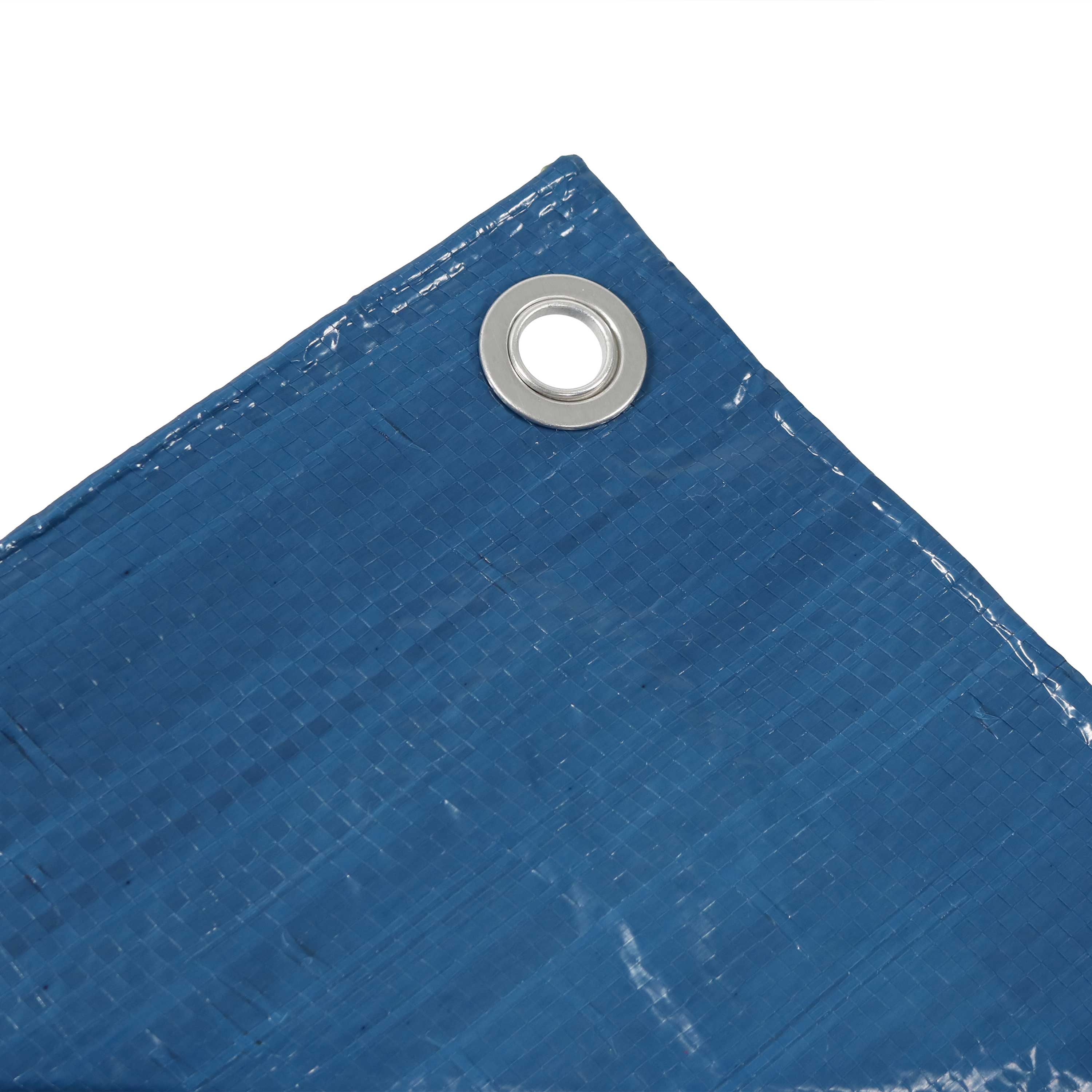 Alt View 2. Sunnydaze - Multi-Purpose Tarp - 16 ft x 20 ft - Set of 5 - Blue/Green.