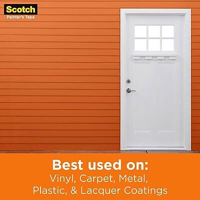 Scotch Painter's Tape

Best used on:
Vinyl, Carpet, Metal, Plastic, & Lacquer Coatings