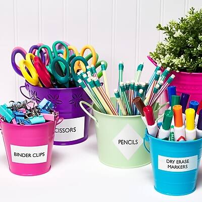 - Binder Clips
- Scissors
- Pencils
- Dry Erase Markers