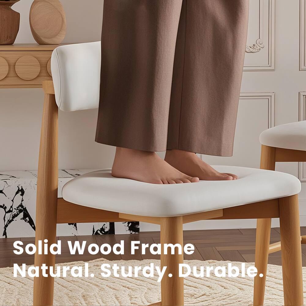 Solid Wood Frame Natural. Sturdy. Durable.