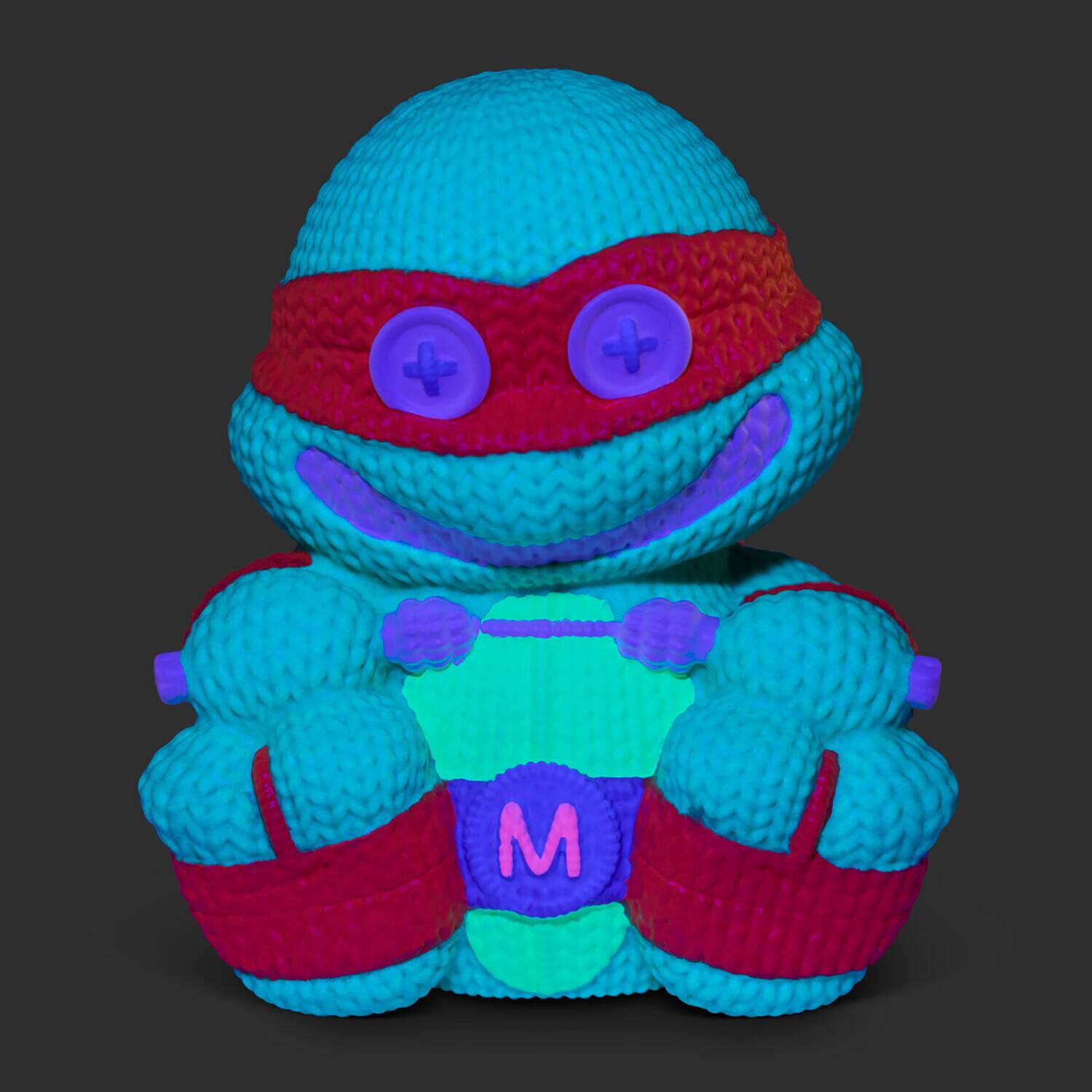 Alt View 4. Handmade by Robots - Teenage Mutant Ninja Turtles (TMNT) - Michelangelo Blacklight Limited Edition Vinyl Figure   - COLLECTIBLES - Multicolor.